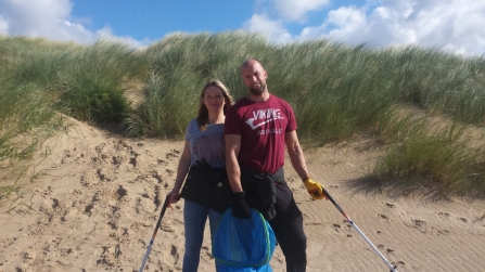 Beach clean North Beach